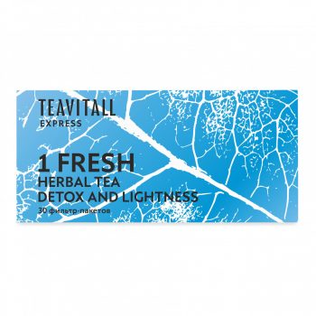 Чайный напиток для мягкого очищения организма TeaVitall Express Fresh 1, 30 фильтр-пакетов — фото 2