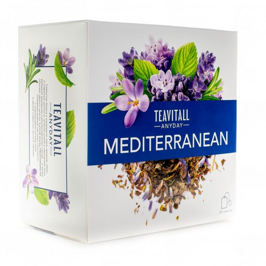 Чайный напиток TeaVitall Anyday «Mediterranean», 38 фильтр-пакетов